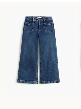 Crewcuts Wide Leg Dark Blue Denim Jeans